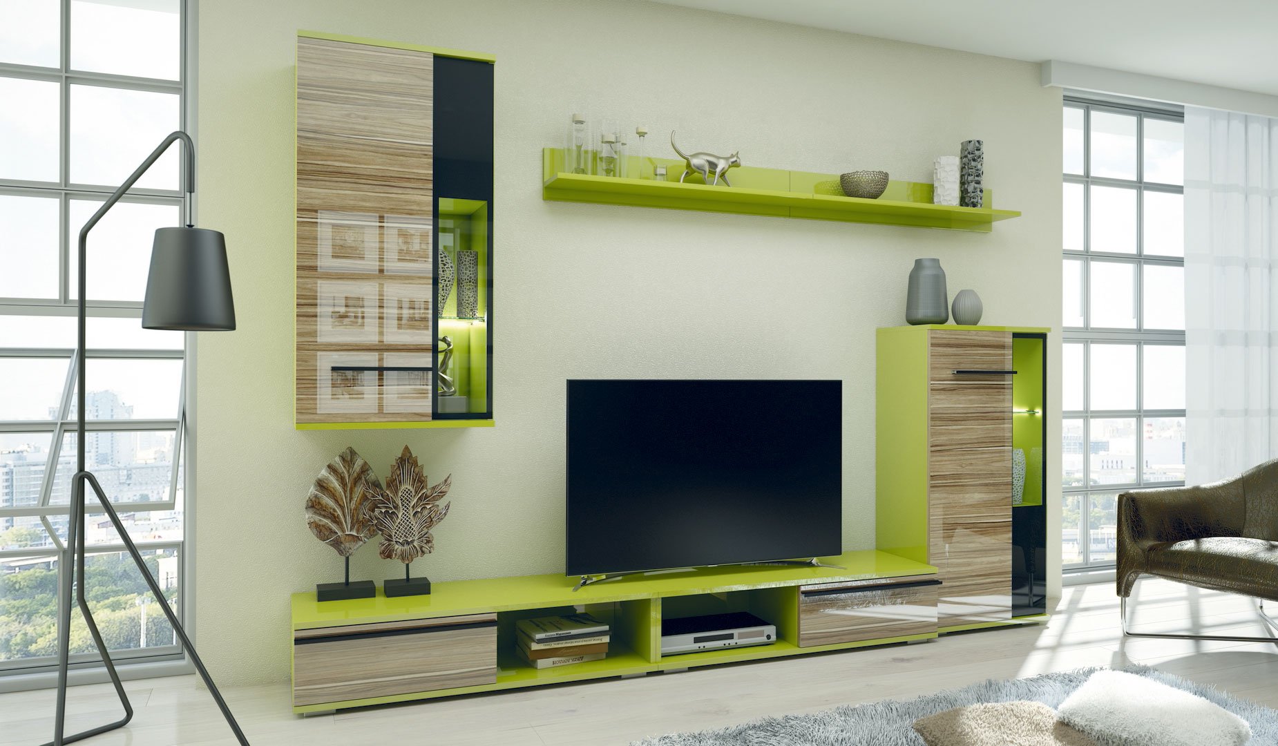 Стенка BLANCHE (артикул 817)